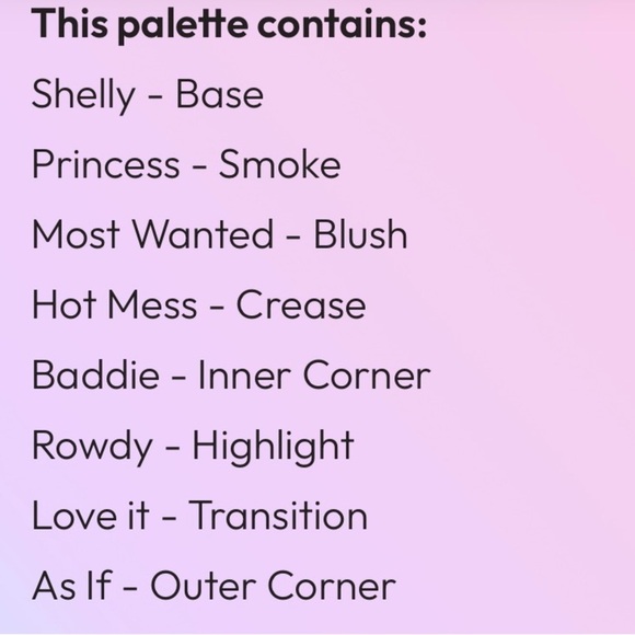 Formula Z Glamgasm Pro Artistry Face and Eye Palette - Picture 7 of 7